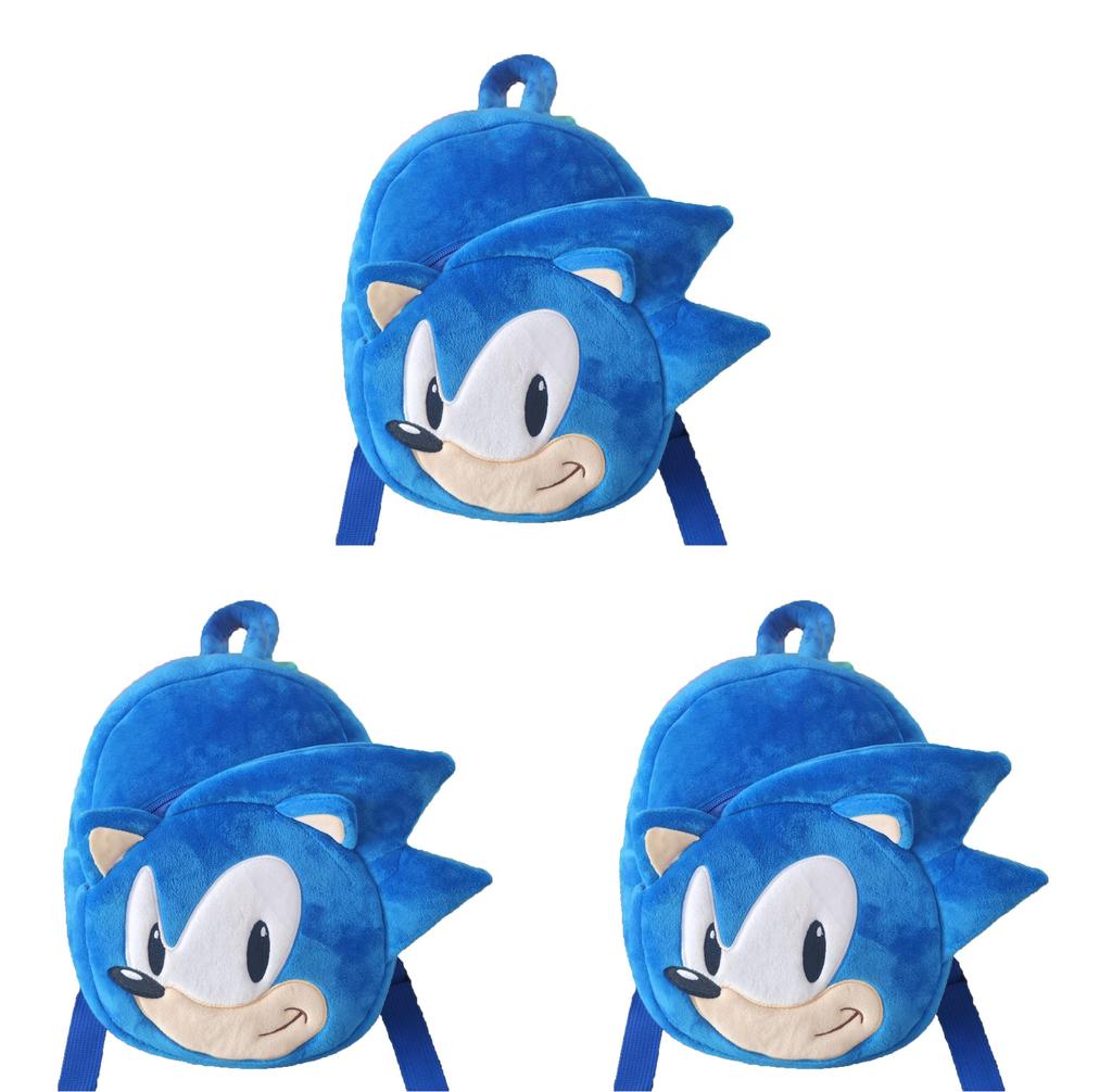 Supersonický Sonic Ježek Batoh Roztomilý Plyšový Školní Batoh Pro Děti