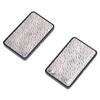 Metal Push Card Slider Zinc Alloy Stress Relief Decompression Toy Infinite Position Pocket Size