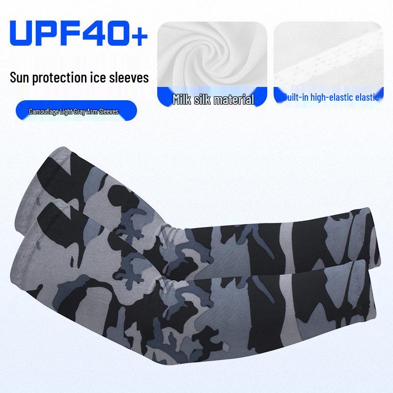 Damen UV-Schutz Eis-Seide Radsport Armstulpen - Leichte, atmungsaktive, elastische Ärmel für Sonnenschutz und Narbenabdeckung.