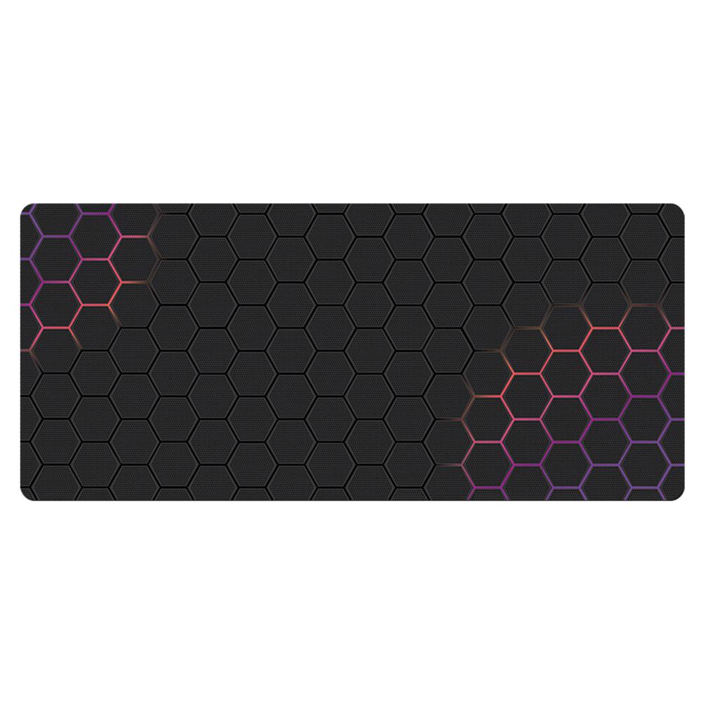 300x700x2mm Large Mouse Pad Honeycomb Pattern Anti-skid Rubber Desktop Mat