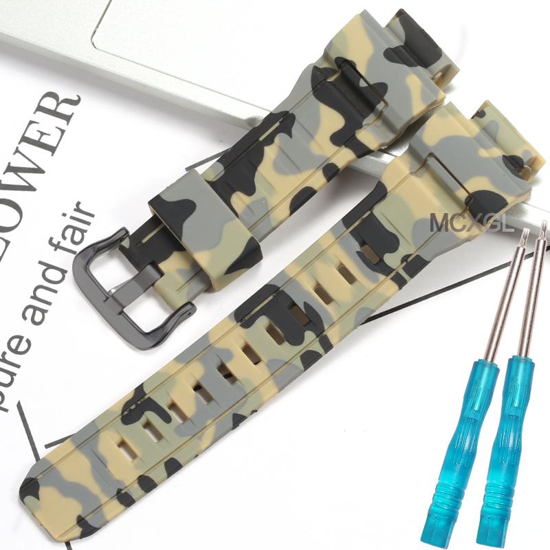 Resin Strap For Casio GW9300 GW-9300 RANGEMAN Men's TPU Replacement Band G-9300 Sport Waterproof Bracelet