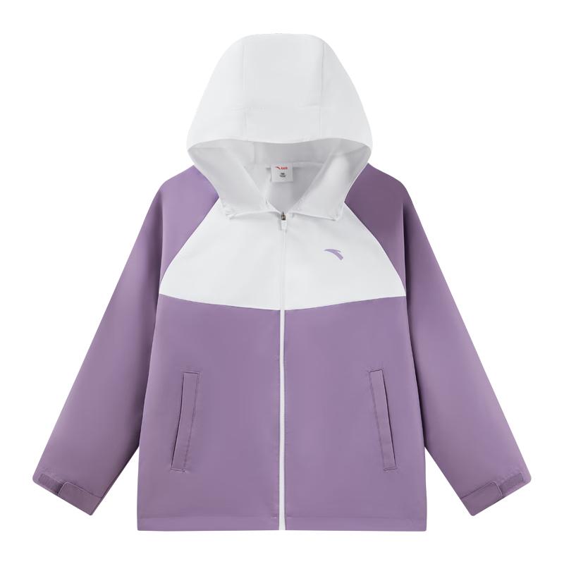 Anta Kids Girls Hooded Outdoor Jacket 170