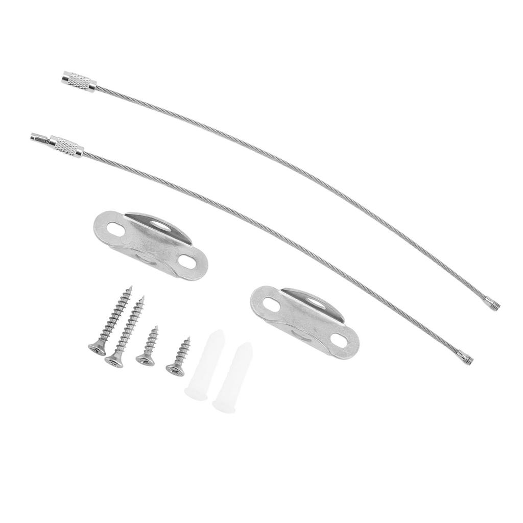 Furniture Anchors Stainless Steel Adjustable Enhanced Safety Anti Tip Furniture Wall Anchor