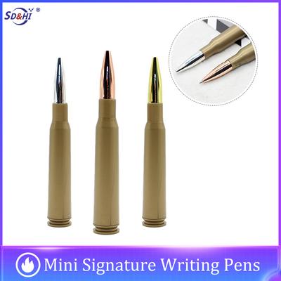 Creative Stationery Simulation Retro Bullet Modeling Ballpoint Pen Unique Mini Signature Writing Pens Students Office Supplies