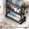 3-Tier Countertop Kitchen Dish Drying Rack