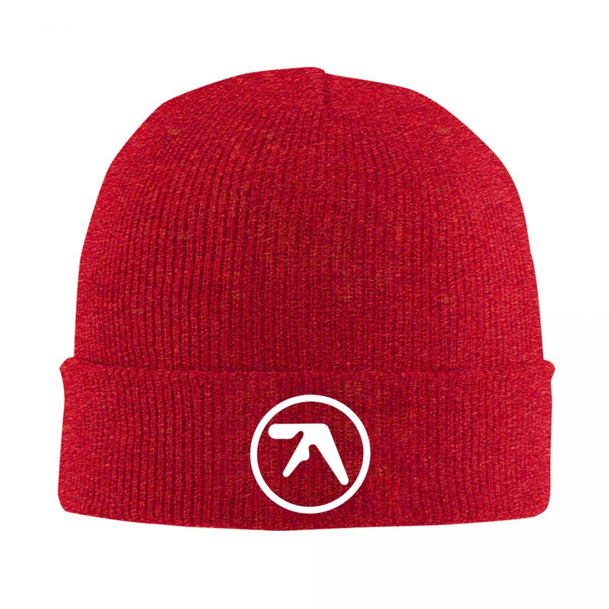 

Aphex Twin Creative Y2K Logo Warm Knitted Cap Fashion Bonnet Hat Autumn Winter Outdoor Beanies Hats for Unisex Adult One Size