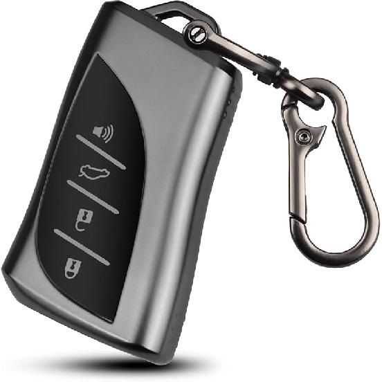 for Lexus Key Fob Cover, Soft TPU Car Key Cover Compatible With 2018-2025 ES250 ES350 GX550 LX600 LS500 LC500h NX300h RX350 RX450h UX200, fit for 4