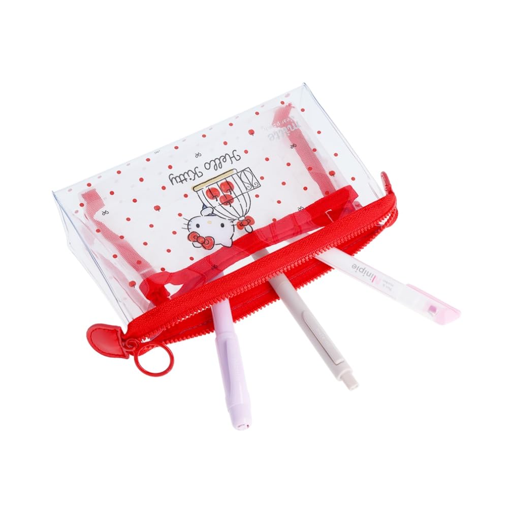 Schreibwaren Sanrio Charakter Hello S2332671 Sun-Star Tasche, Klar, Mitte, Kitty,