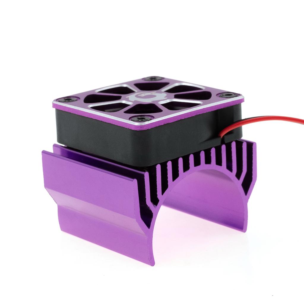 Remote Control Motor Cooling Fan Remote Control Car 540 550 Motor Radiator Replacement for Traxxas