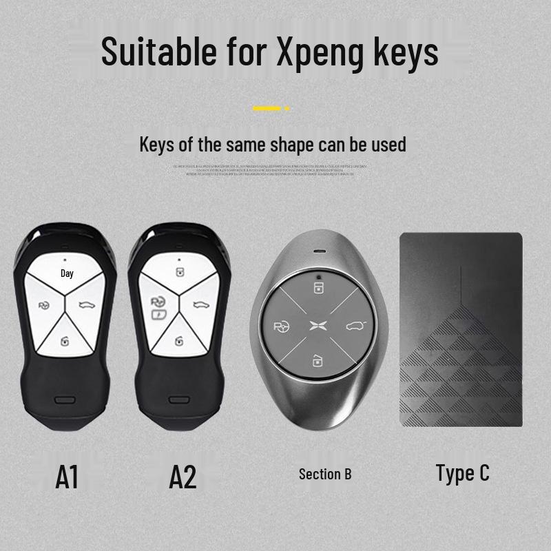XPeng P5, G3, P7, G9 Key Case: Full Wrap Protective Shell for Men & Women (2022)