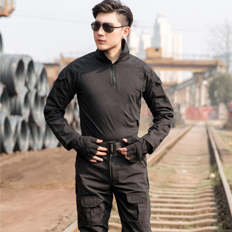 Men Clothing Green Tactical Suits Outdoor Uniform Training Suit Hunting Shirts Cargo Pants Paintball Mens Sets Wear Resistant