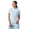 Golf Wear Ripple Jacquard Mock Neck Short Sleeve Shirt 52MAD209 Ladies Light Blue XL [Mizuno] [Women's]