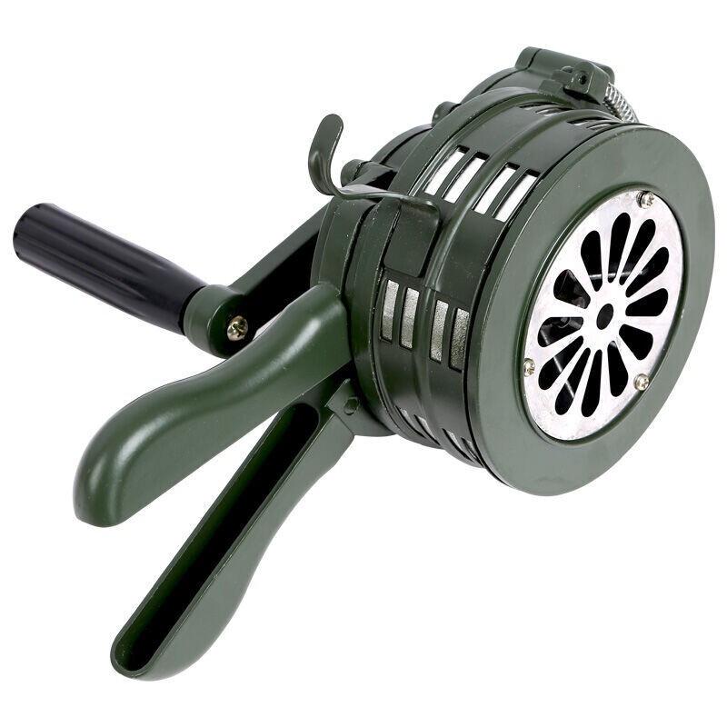 Portable High-Decibel Hand-Crank Emergency Siren