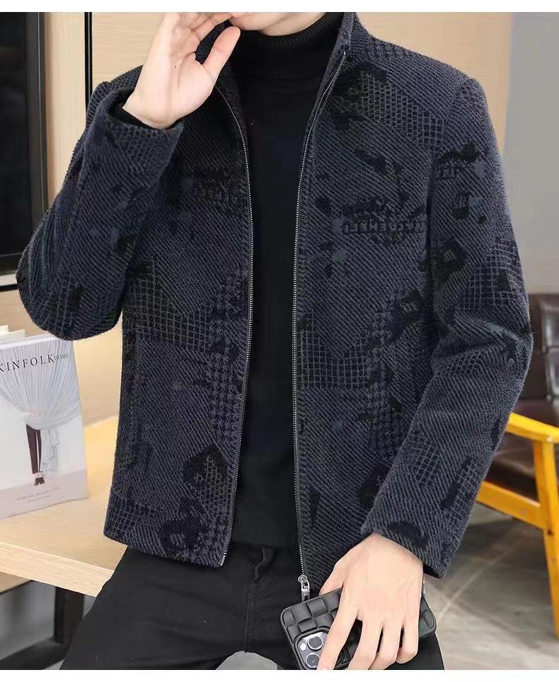 2025 Men's Thickened Woolen Autumn/Winter Casual Jacket Coat
