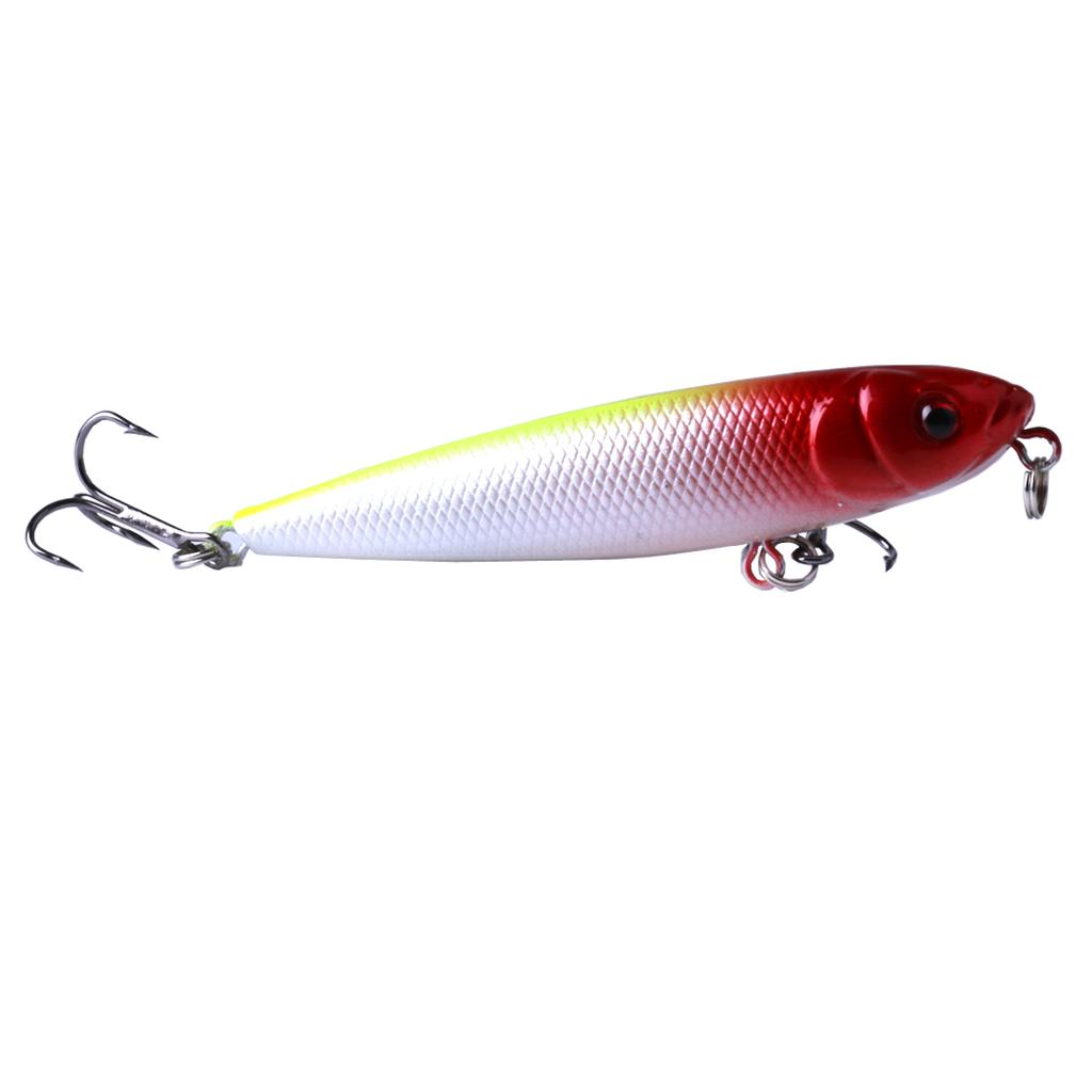 1pc Hengjia 9.1g/8cm Topwater Pencil Fishing Tackle Trout Bass Pike Lure