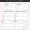 KOPEESY Wall Calendar 2026, Months Calendar 2026 from Now To December 2026, 14.5" X 11" Monthly Calendar with Thick Paper and Julian Dates for Office