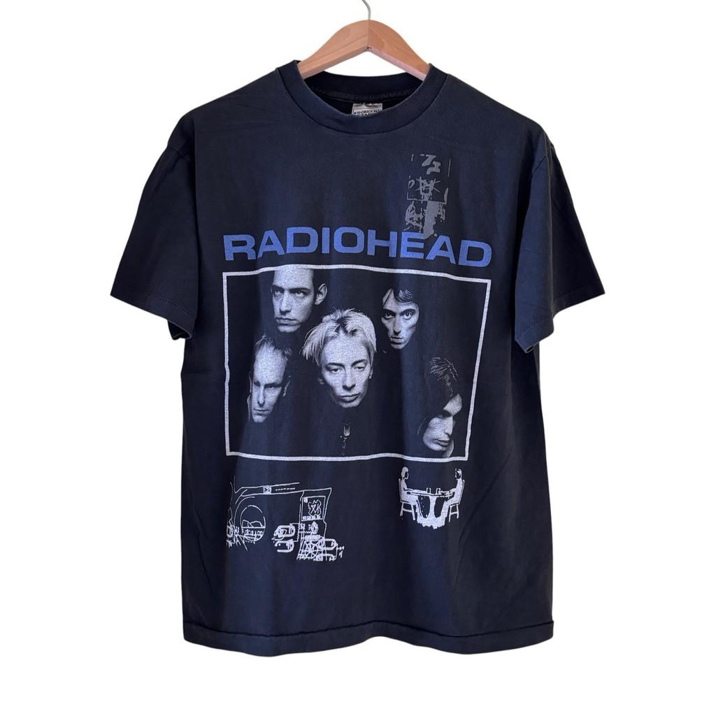 Vintage Radiohead The Bends AOP 90s Band Tour Concert Size L T-Shirt REPRINT Unisex T-Shirt