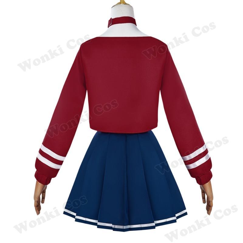 Game Miside Crazy Mita Cosplay Costume Wig Role Play Yandere Mita Mira Jk Uniform Halloween Outfits