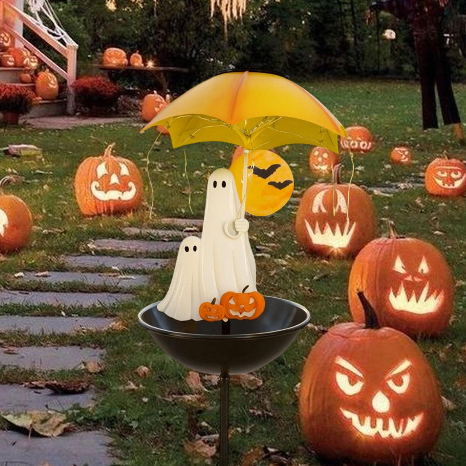 

Солнечная кормушка для птиц Чаша Железная Декоративная со Колом Садовый Светильник Декор на Хэллоуин для Двора Садовой Дорожки