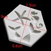 Ocean Series DIY Baking Size Fish Tail Starfish Seahorse Liquid Silicone Mold Fondant Mold