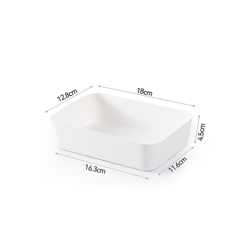 Большая вместимость настольного ящика для хранения штабелируемый косметический кейс для ювелирных изделий для дома и офиса S белый 1779₽