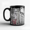 Mechanic Toolbox Mug Ceramic Funny Toolbox Coffee Mug with Spoon for Mechanics Novelty Gift for Dad Husband Car Lovers