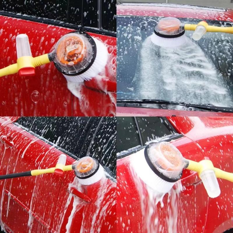 Heavy Duty Rotary Vehicle Scrubber Compatible Quick Connect Adapter 360 Spin Stainless Steel Core for Touchless Car Cleaning