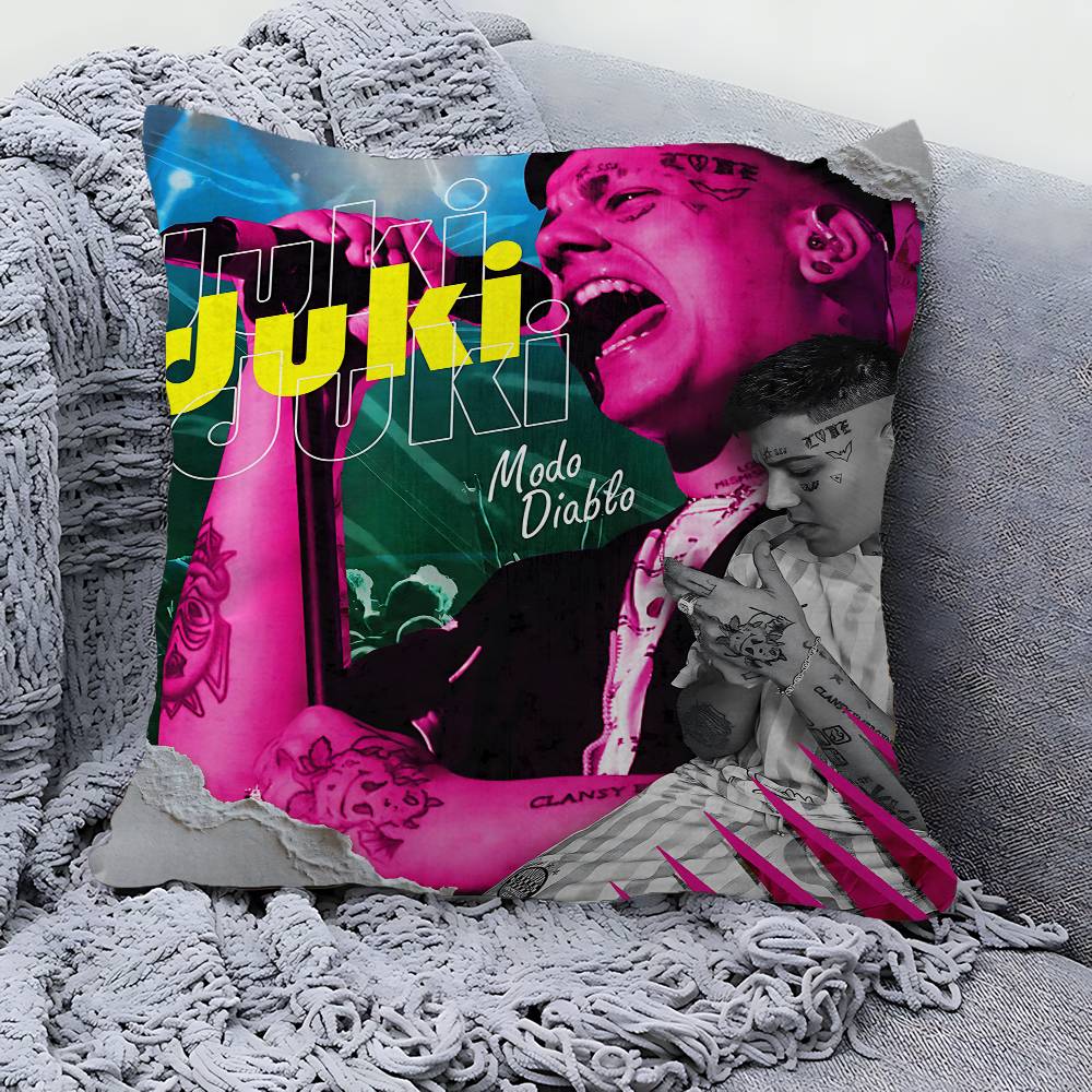 Rapper Duki Pillow Cover Design Cushion Cover Decor Holiday Decorati