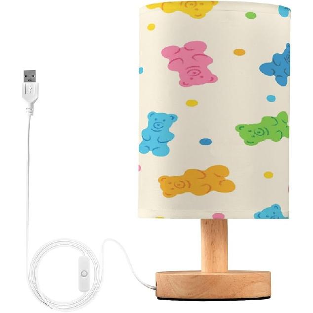 Onyx Marble Desk Lamp Stone Marbling Bedside Lamp Table Lamps Cylinder Nightstand Lamp for Bedroom Living Room Office Decor