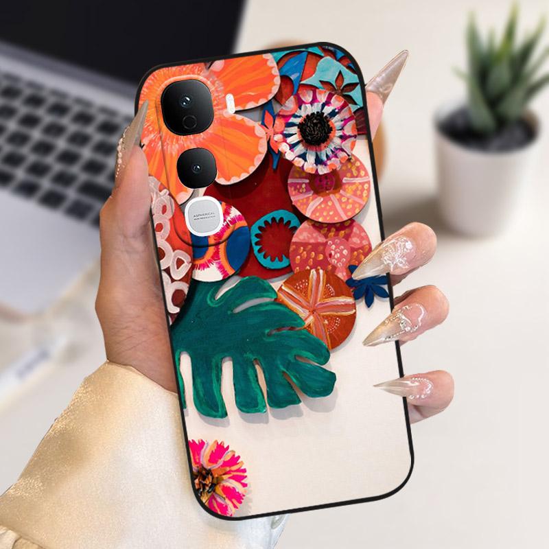For Vivo Y400 Pro Y400Pro 5G Case Stylish Soft TPU Silicone Back Cover Bumper For Vivo Y400 4G 5G Phone Case V2506 Protect Shell