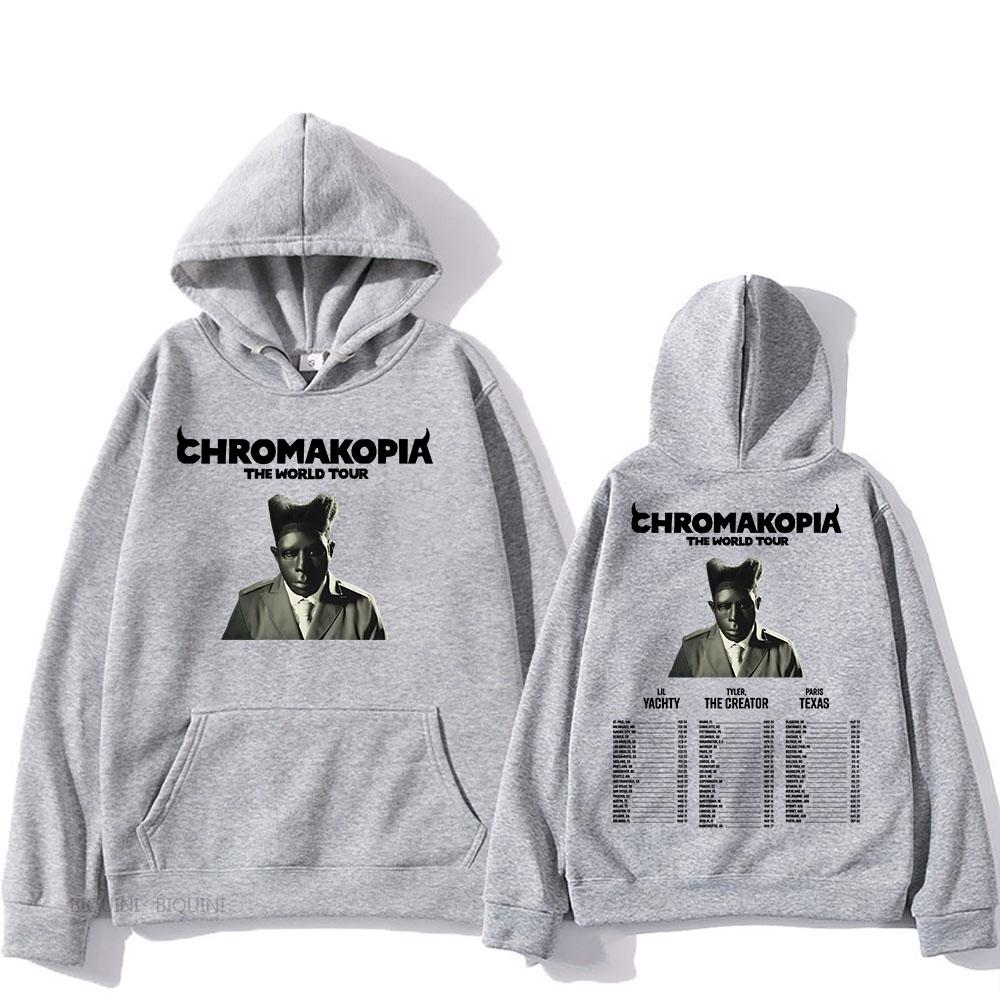 Chromakopia The World Tour 2025 Hoodies Rapper Tylerr The Creator Printing Sweatshirts for Winter Unisex Hoody