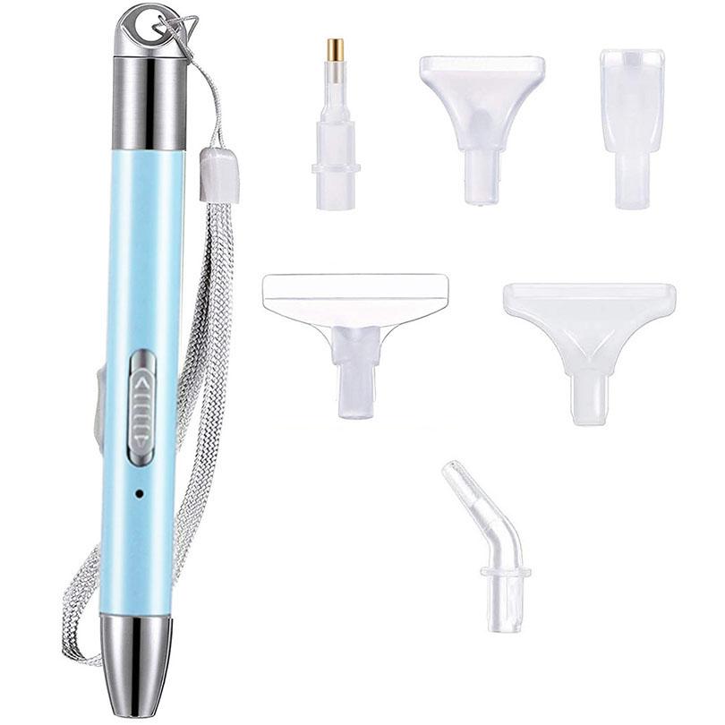 5D-Diamant-Malwerkzeug, leuchtender Punktbohrstift, wiederaufladbarer USB-Beleuchtungsstift, LED-Diamant-Malstift, Diamant-Kunstzubehör