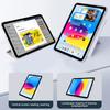 For iPad Air 11 (2025)/(2024) Case Origami Stand PU Leather Clear Back Tablet Cover with Pencil Holder