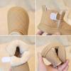 Kids Winter Snow Boots Boys Girls Toddler Warm Fleece Lined Short Ankle Boot PU Waterproof Outdoor Footwear