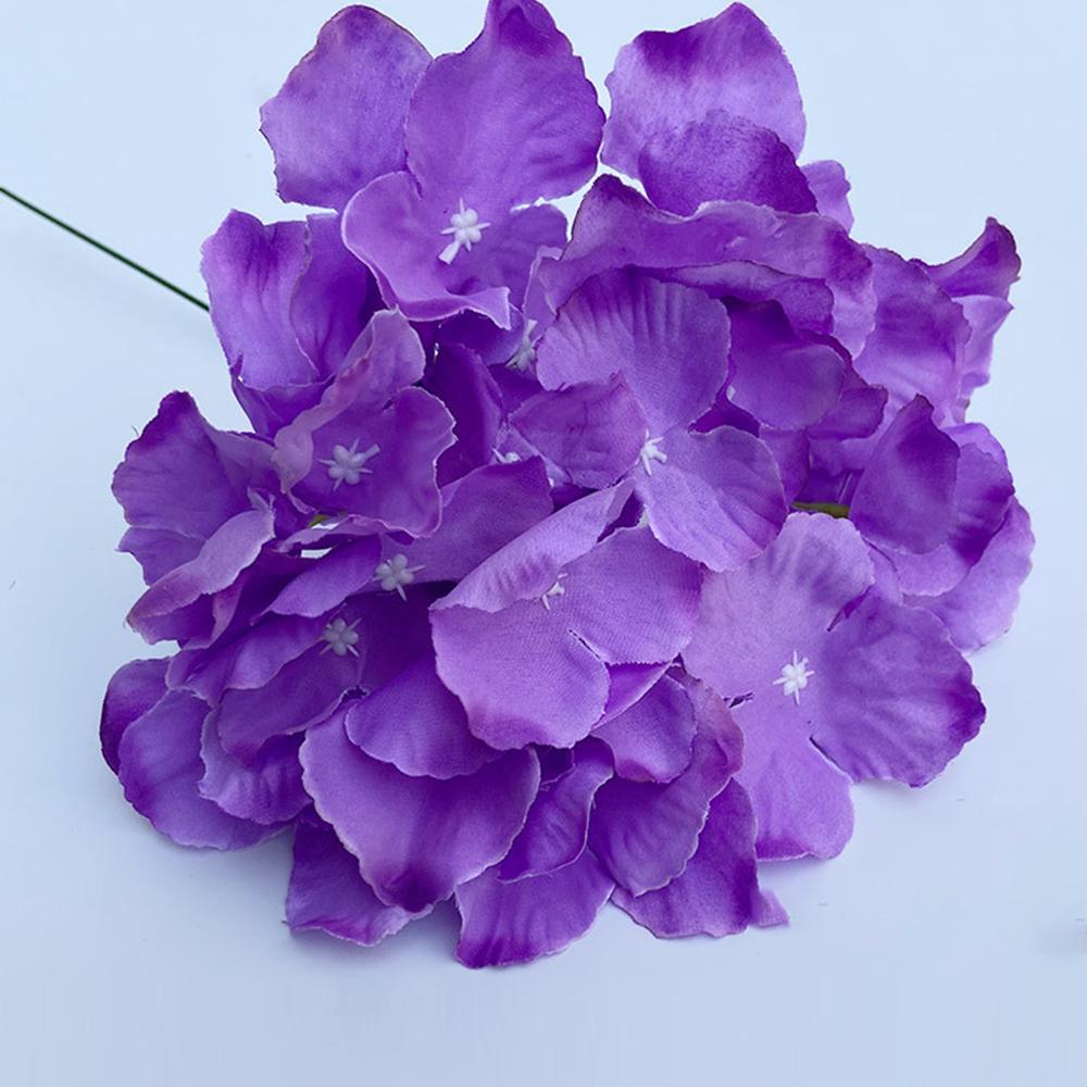 European Retro Fall British Hydrangea Artificial Small Branch Silk Flower DIY Wedding Scrapbook Flores Artificiales House Decor