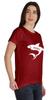 Inkmeso Scoop-Neck Mommy Shark Graphic Tshirt Short Sleeve Women Cotton Tee