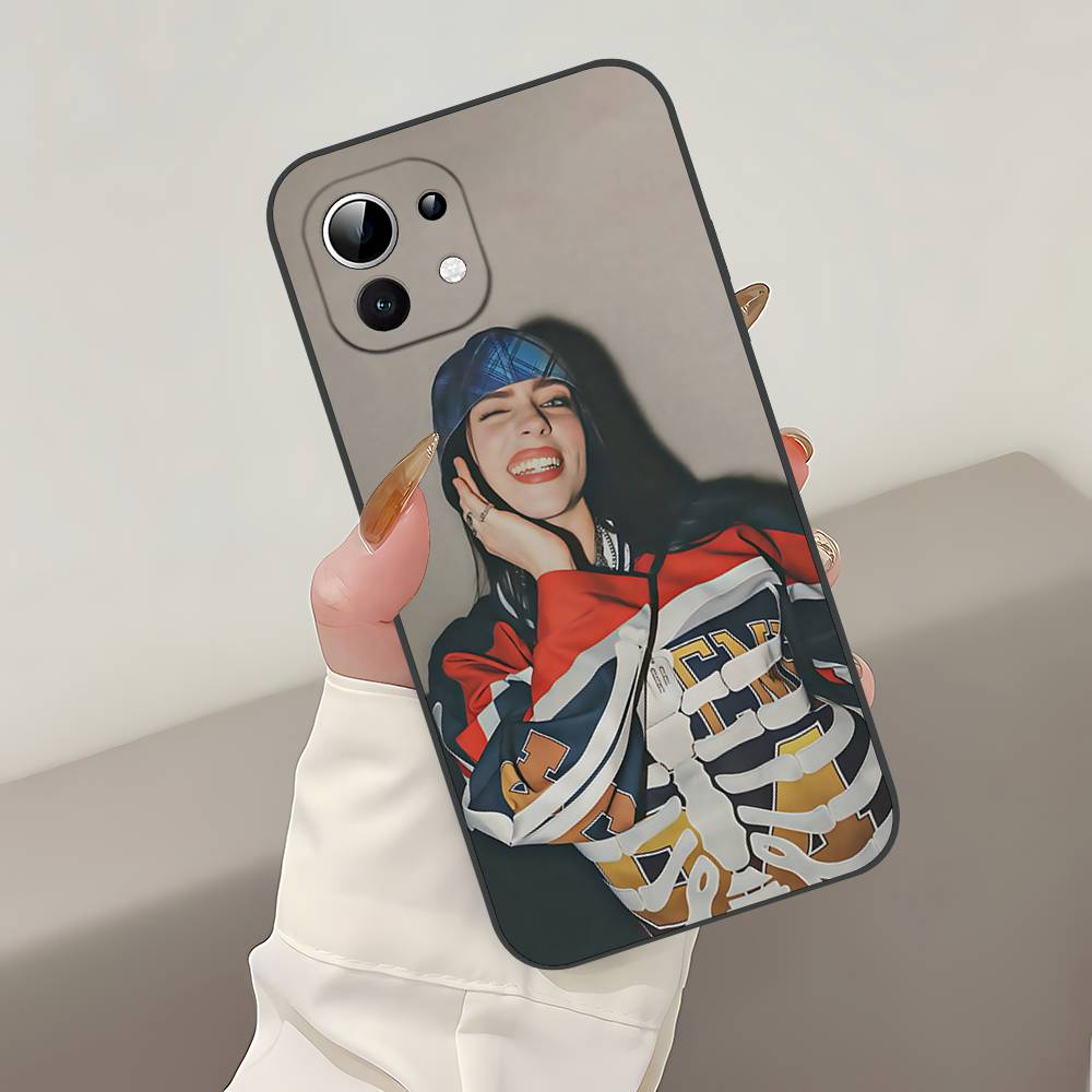 American Classic Female Singer Slim Black Shockproof Phone Case: Snug Fit For Xiaomi 12,11,12S Ultra & Redmi Note 11,10T,9,9A,8P