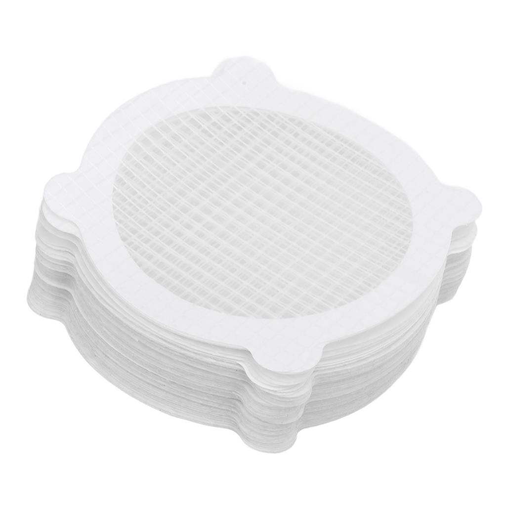 50PCS Floor Drain Stickers Single Use Mesh Hair Catcher for Bathroom Shower Bathtub Kitchen Sink