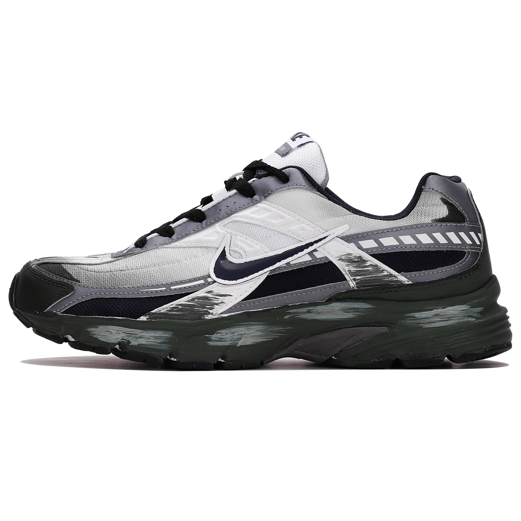 

Nike Initiator Running Shoes Men s Low Top Gray/Green 394055-101(TeamThree-) 40