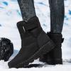 TUINANLE Women's Warm Cotton Shoes Nylon Snow Boots Winter Ankle Boots Non-slip Short Boots