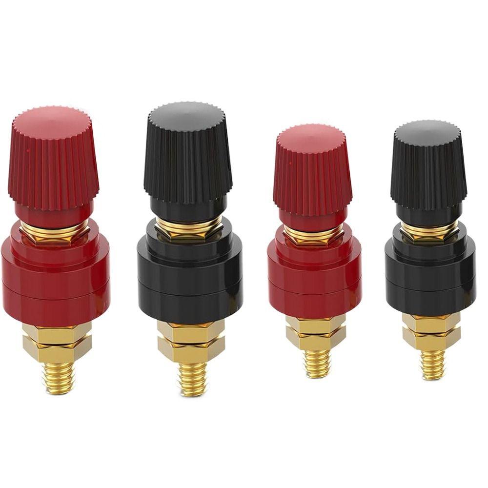 Terminals Red Black Posts Terminal Blocks M6 M8 Brass Binding Post Power Supply Connector