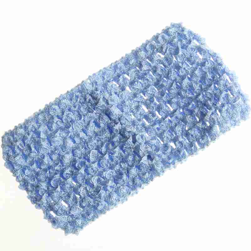 10PCS 7CM 2.76" Fashion Knit Headband for Hair Accessories Hollow Out Elastic Hairband for Headwear Hair Flowers