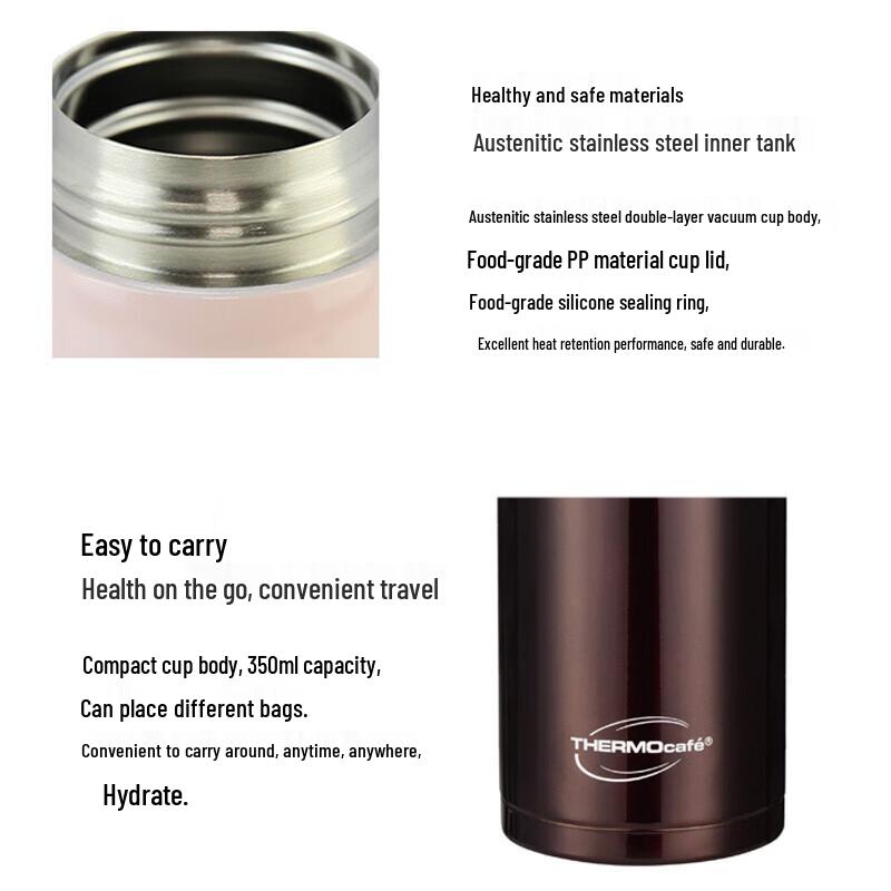 Thermos Kaffee Series One-Touch Insulated Water Bottle