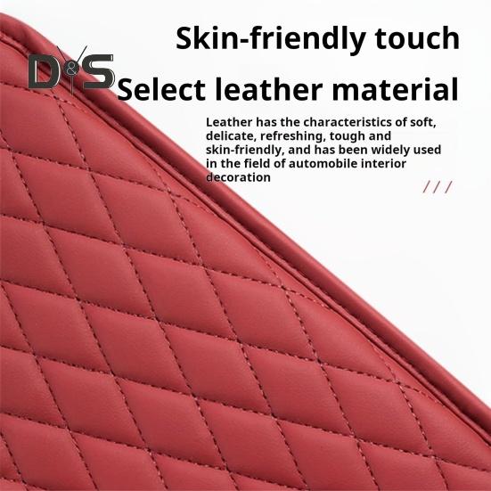 Auto-Armlehnenmatte, Leder-Armlehnenbezug, Kissen mit seitlichen Aufbewahrungstaschen, Auto-Mittelkonsolen-Abdeckung, Auto-Innenausstattung für Auto, LKW, Wohnmobil, SUV