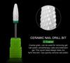kads Ceramic Nail Drill Bits Grinding Head Milling Cutter Nail Bit Remover Nail Drill Bit Manicure Nails Drill Accessories