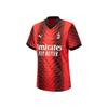 Puma AC Beige Blue Soccer Jerseys Women's Red V Neck Thin 770384-01