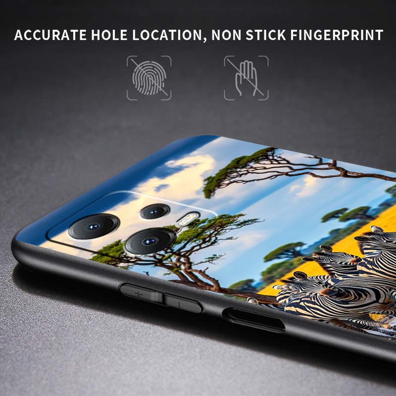 Cartoon Anime Animals Phone Case For Xiaomi Redmi Note 15 14 13 12 12S 11E 11 11S Pro Plus 4G 5G Black Soft TPU