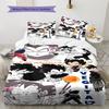 Broli Pattern Bedding,Quilt Set Quilt Cover Pillowcase Home Birthday Gift (1 * duvet cover + 2 * pillowcase, without core)