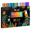 20Colors Metallic Markers Pens Medium Tip Paint Pens for Black Paper Card Making Easter Egg Rock Painting Scrapbook Crafts