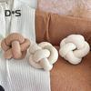 Pillow Manual Braided Knot Round Ball Shape Plush Elastic Sleeping Companion Sofa Couch Decoration Throw Pillow Photography Cushion